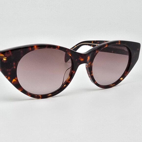 Rag & Bone RNB1012/S Dark Havana Frame Brown Gradient Flat Lens Sunglasses 49mm main image 9